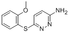 3-Pyridazinamine, 6-[(2-methoxyphenyl)thio]- CAS#: 180900-85-0