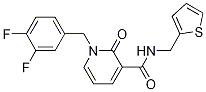 3-PyridinecarboxaMide, 1-[(3,4-difluorophenyl)Methyl]-1,2-dihydro-2-oxo-N-(2-thienylMethyl)- CAS#: 1001413-87-1