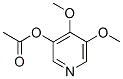 3-Pyridinol,4,5-dimethoxy-,acetate(ester)(9CI) CAS#: 192571-85-0