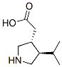 3-Pyrrolidineaceticacid,4-(1-methylethyl)-,(3R-trans)-(9CI) CAS#: 194019-65-3