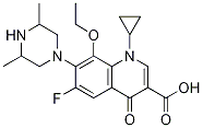 3-Quinolinecarboxylic acid, 1-cyclopropyl-7-(3,5-diMethyl-1-piperazinyl)-8-ethoxy-6-fluoro-1,4-dihydro-4-oxo- CAS#: 182868-75-3