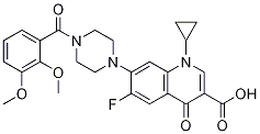 3-Quinolinecarboxylic acid, 1-cyclopropyl-7-[4-(2,3-diMethoxybenzoyl)-1-piperazinyl]-6-fluoro-1,4-dihydro-4-oxo- CAS#: 1054110-92-7