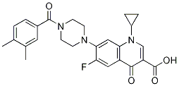 3-Quinolinecarboxylic acid, 1-cyclopropyl-7-[4-(3,4-diMethylbenzoyl)-1-piperazinyl]-6-fluoro-1,4-dihydro-4-oxo- CAS#: 1054129-51-9