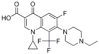 3-Quinolinecarboxylic acid, 1-cyclopropyl-7-(4-ethyl-1-piperazinyl)-6-fluoro-1,4-dihydro-4-oxo-8-(trifluoroMethyl)- CAS#: 182868-50-4