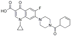 3-Quinolinecarboxylic acid, 7-[4-(3-cyclohexen-1-ylcarbonyl)-1-piperazinyl]-1-cyclopropyl-6-fluoro-1,4-dihydro-4-oxo- CAS#: 1053952-49-0