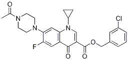 3-Quinolinecarboxylic acid, 7-(4-acetyl-1-piperazinyl)-1-cyclopropyl-6-fluoro-1,4-dihydro-4-oxo-, (3-chlorophenyl)Methyl ester CAS#: 1016492-22-0