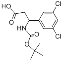 3-TERT-BUTOXYCARBONYLAMINO-3-(3,5-DICHLORO-PHENYL)-PROPIONIC ACID CAS#: 188812-96-6