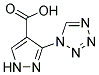 3-TETRAZOL-1-YL-1H-PYRAZOLE-4-CARBOXYLIC ACID CAS#: 1011355-63-7