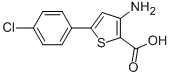3-amino-5-(4-chlorophenyl)-2-thiophenecarboxylic acid CAS#: 187949-86-6