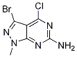 3-broMo-4-chloro-1-Methyl-1H-pyrazolo[3,4-d]pyriMidin-6-aMine CAS#: 1003298-80-3