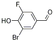 3-broMo-5-fluoro-4-hydroxybenzaldehyde CAS#: 185345-46-4