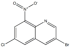 3-broMo-6-chloro-8-nitroquinoline CAS#: 183543-61-5