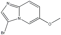 3-bromo-6-methoxyimidazo[1,2-a]pyridine CAS#: 1044733-59-6