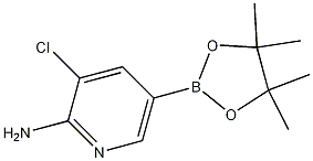 3-chloro-5-(4,4,5,5-tetramethyl-1,3,2-dioxaborolan-2-yl)pyridin-2-amine CAS#: 1032758-99-8