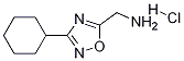 (3-cyclohexyl-1,2,4-oxadiazol-5-yl)methylamine hydrochloride CAS#: 1039837-72-3