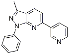 3-methyl-1-phenyl-6-pyridin-3-yl-1H-pyrazolo[3,4-b]pyridine CAS#: 192003-94-4