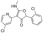 3(2H)-Furanone, 2-(2-chlorophenyl)-4-(4-chloro-2-pyridinyl)-5-(methylamino)- CAS#: 187591-93-1