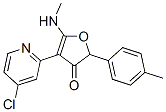 3(2H)-Furanone, 4-(4-chloro-2-pyridinyl)-5-(methylamino)-2-(4-methylphenyl)- CAS#: 187592-00-3