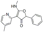 3(2H)-Furanone, 5-(methylamino)-4-(4-methyl-2-pyridinyl)-2-phenyl- CAS#: 187591-67-9