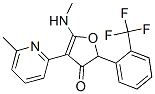 3(2H)-Furanone,  5-(methylamino)-4-(6-methyl-2-pyridinyl)-2-[2-(trifluoromethyl)phenyl]- CAS#: 187592-31-0