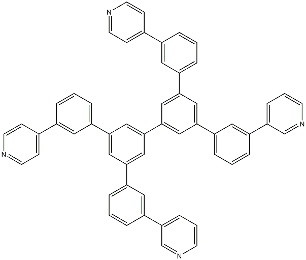 3,3'-[5',5''-Bis[3-(4-pyridinyl)phenyl][1,1':3',1'':3'',1'''-quaterphenyl]-3,3'''-diyl]bispyridine CAS#: 1009033-96-8