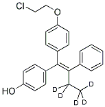 (3,3,4,4,4-D5)-(E/Z)-1-[4-(2-CHLOROETHOXY)PHENYL]-1-[4-HYDROXYPHENYL]-2-PHENYL-1-BUTENE CAS#: 1020719-27-0