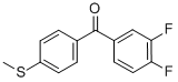 3,4-DIFLUORO-4'-(METHYLTHIO)BENZOPHENONE CAS#: 197439-06-8