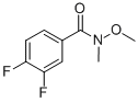 3,4-DIFLUORO-N-METHOXY-N-METHYLBENZAMIDE CAS#: 188345-25-7
