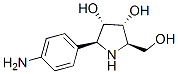 3,4-Pyrrolidinediol, 2-(4-aminophenyl)-5-(hydroxymethyl)-, (2S,3S,4R,5R)- CAS#: 188745-06-4