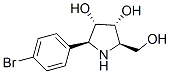 3,4-Pyrrolidinediol, 2-(4-bromophenyl)-5-(hydroxymethyl)-, (2S,3S,4R,5R)- CAS#: 188744-97-0