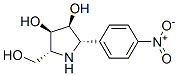 3,4-Pyrrolidinediol, 2-(hydroxymethyl)-5-(4-nitrophenyl)-, (2R,3R,4S,5S)- CAS#: 188745-01-9
