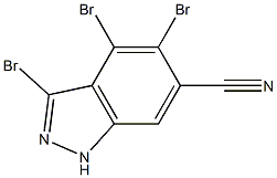 3,4,5-TRIBROMO-6-CYANO (1H)INDAZOLE CAS#: 1000342-54-0
