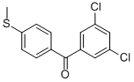 3,5-DICHLORO-4'-(THIOMETHYL)BENZOPHENONE CAS#: 197439-14-8