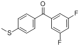 3,5-DIFLUORO-4'-(METHYLTHIO)BENZOPHENONE CAS#: 197439-19-3