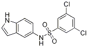 3,5-dichloro-N-(1H-indol-5-yl)-phenylsulphonamide CAS#: 1049021-54-6