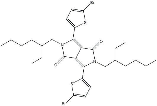 3,6-Bis(5-bromo-2-thienyl)-2,5-bis(2-ethylhexyl)-2,5-dihydropyrrolo[3,4-c]pyrrole-1,4-dione CAS#: 1000623-95-9
