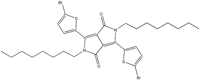 3,6-Bis(5-bromo-2-thienyl)-2,5-dihydro-2,5-dioctylpyrrolo[3,4-c]pyrrole-1,4-dione CAS#: 1057401-13-4