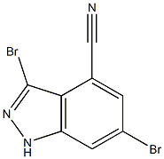 3,6-DIBROMO-4-CYANO (1H)INDAZOLE CAS#: 1000342-67-5