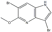 3,6-DIBROMO-5-METHOXY-4-AZAINDOLE CAS#: 1000341-07-0