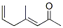 3,6-Heptadien-2-one, 4-methyl-, (E)- (9CI) CAS#: 182362-60-3