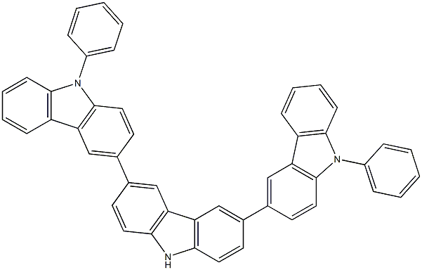 3,6-bis(9-phenyl-9H-carbazol-3-yl)-9H-carbazole CAS#: 1060735-19-4