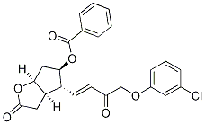 (3AR,4R,5R,6aS)-4-((E)-4-(3-Chlorophenoxy)-3-oxobut-1-en-1-yl)-2-oxohexahydro-2H-cyclopenta[b]fur CAS#: 178454-81-4