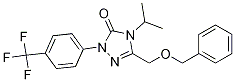 3H-1,2,4-Triazol-3-one, 2,4-dihydro-4-(1-Methylethyl)-5-[(phenylMethoxy)Methyl]-2-[4-(trifluoroMethyl)phenyl]- CAS#: 1050441-88-7