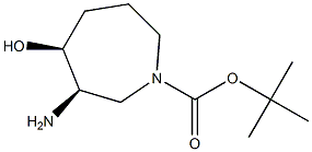 (3R,4S)-tert-Butyl 3-aMino-4-hydroxyazepane-1-carboxylate CAS#: 198419-20-4