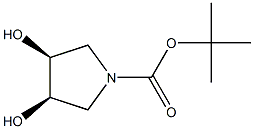 (3R,4S)-tert-butyl 3,4-dihydroxypyrrolidine-1-carboxylate CAS#: 186393-22-6