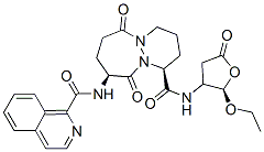 (3S,11S)-N-[(2R,3S)-2-ethoxy-5-oxo-oxolan-3-yl]-3-(isoquinoline-1-carbonylamino)-2,6-dioxo-1,7-diazabicyclo[5.4.0]undecane-11-carboxamide CAS#: 192755-52-5