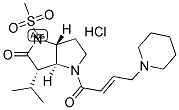 (3S,3AS,6AR)-3-ISOPROPYL-1-(METHANESULFONYL)-4-[4-(1-PIPERIDINYL)-2(E)-BUTENOYL]PERHYDROPYRROLO[3,2B]PYRROL-2(1H)-ONE HYDROCHLORIDE CAS#: 198062-54-3