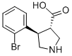 (3S,4R)-4-(2-BROMOPHENYL)PYRROLIDINE-3-CARBOXYLIC ACID CAS#: 1047651-83-1