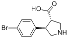 (3S,4R)-4-(4-BROMOPHENYL)PYRROLIDINE-3-CARBOXYLIC ACID CAS#: 1047654-48-7