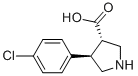 (3S,4R)-4-(4-CHLOROPHENYL)PYRROLIDINE-3-CARBOXYLIC ACID CAS#: 1047651-82-0